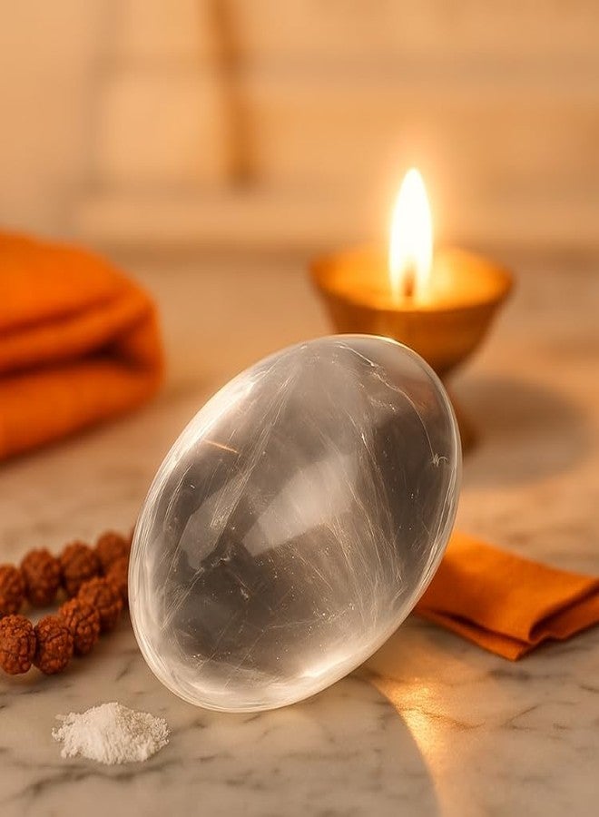 DevLink AAA Pure Sphatik Shivling: Divine Lord Shiva Lingam Crystal (30 Grams, Height- 3.5 Cm, Approx) - Image 2